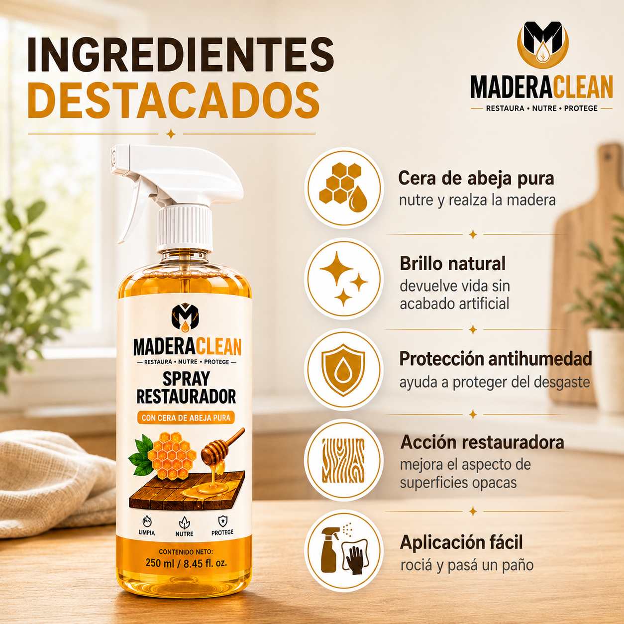 madera clean