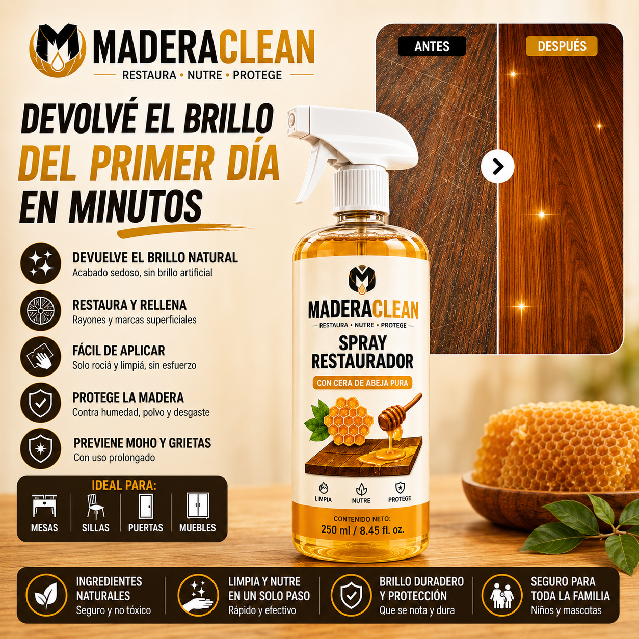 madera clean